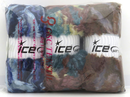 Fur Multicolor Yarns Mixed Lot fnt2-85568