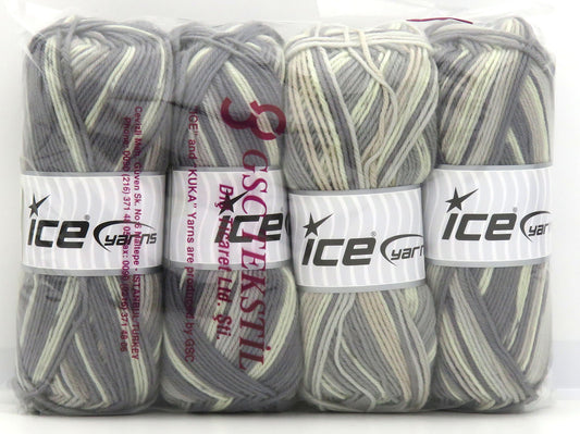 Mixed Lot Multicolor Manning Sock Yarns fnt2-85574