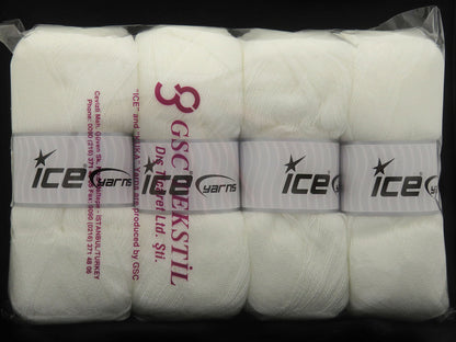 Ice Yarns Kristal – White 4 – 100% Acrylic