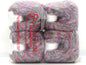 Mixed Lot Multicolor Wool Varicolor Worsted Yarns fnt2-85789