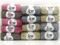 Mixed Lot Multicolor Gleamy Yarns fnt2-85795