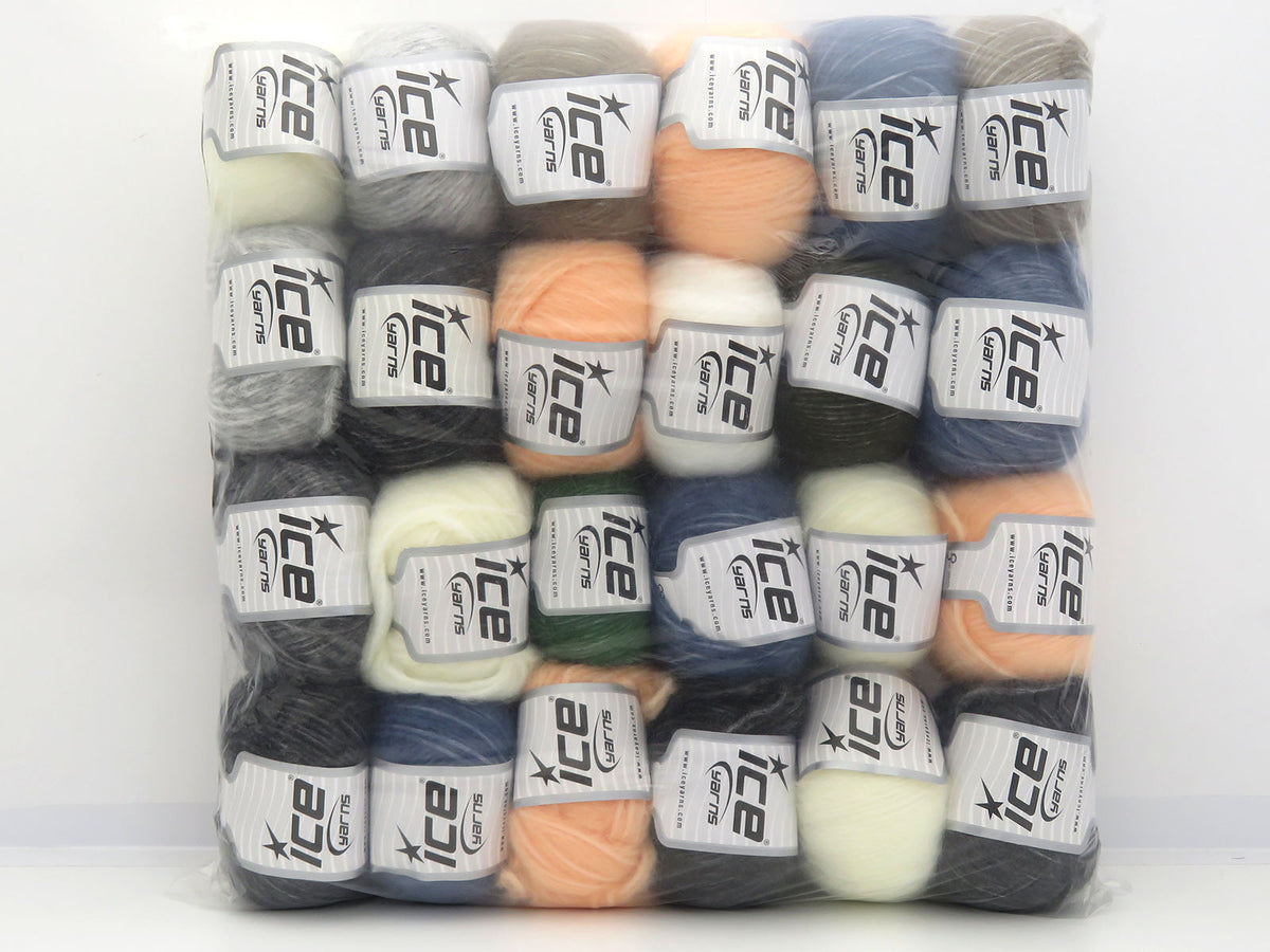 Mixed Lot Multicolor Moon Yarns fnt2-85803