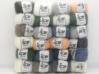 Mixed Lot Multicolor Moon Yarns fnt2-85804