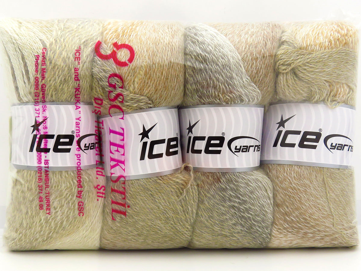 Mixed Lot Multicolor Mohair Yarns fnt2-86098