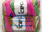 Mixed Lot Multicolor Self Striping Yarns fnt2-86108