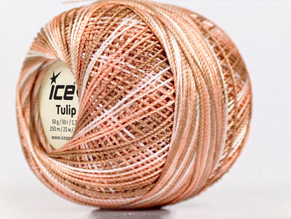 Tulip Brown, Salmon, White fnt2-17338