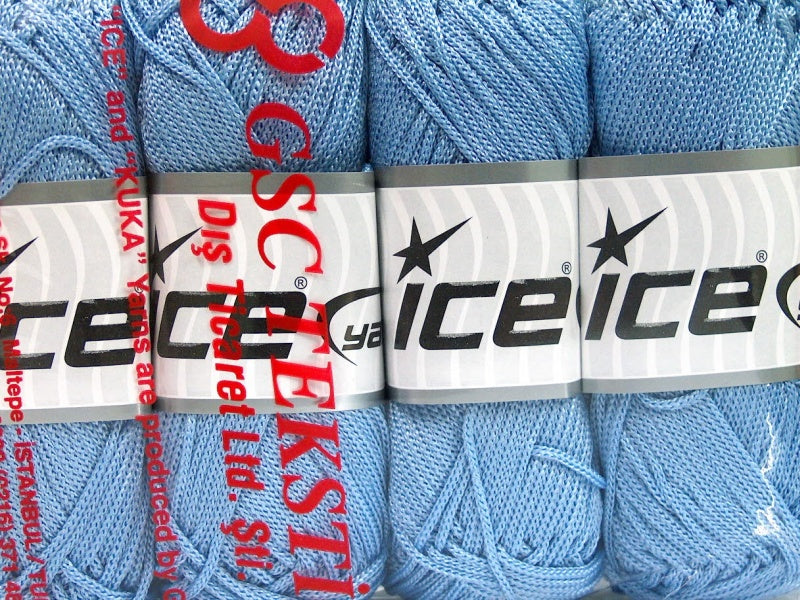 Macrame Cord Light Blue Sku:fnt2-21647