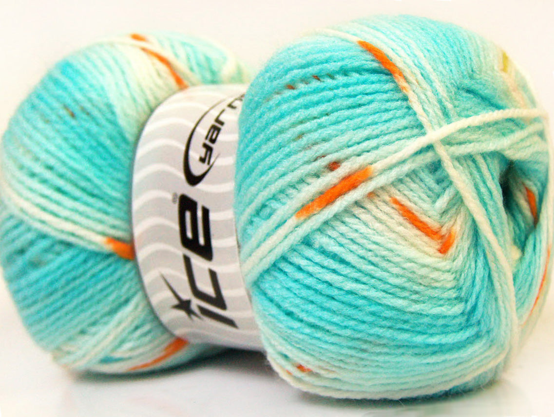 Baby Design Turquoise, White, Copper Sku:fnt2-22044