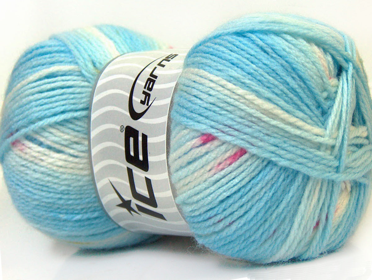 Baby Design Blue, White, Pink Sku:fnt2-22045