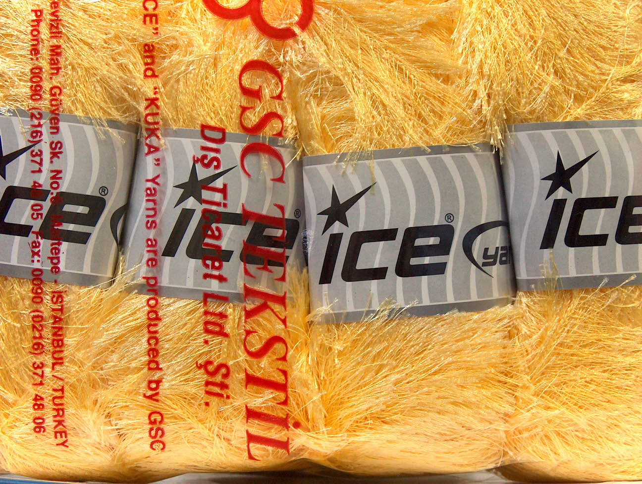 Eyelash 100gr Light Yellow Sku:fnt2-22709