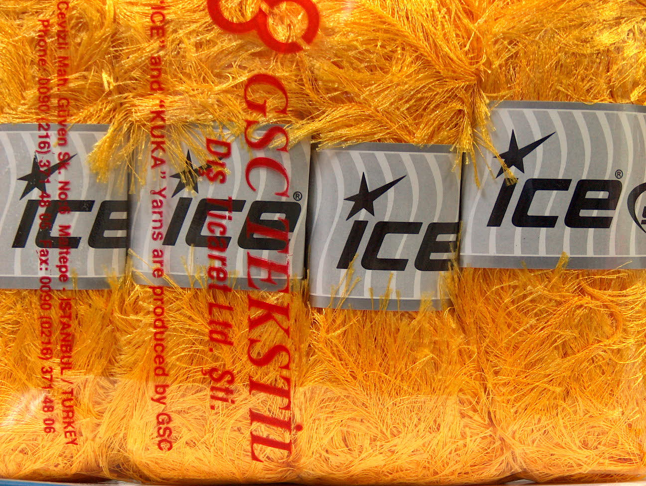 Eyelash 100gr Yellow Sku:fnt2-22710