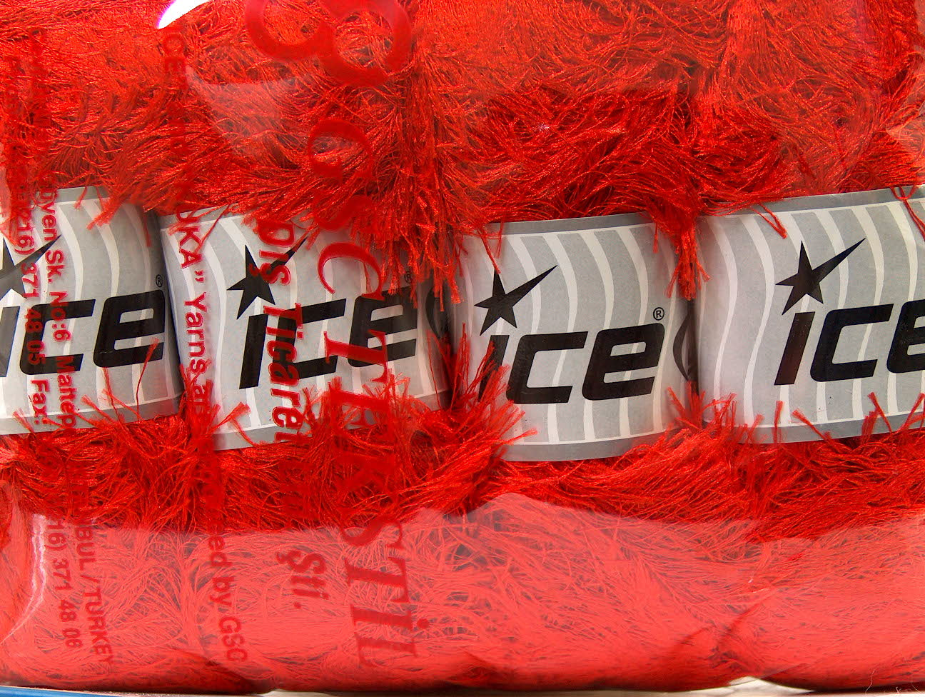 Eyelash 100gr Bright Red Sku:fnt2-22715