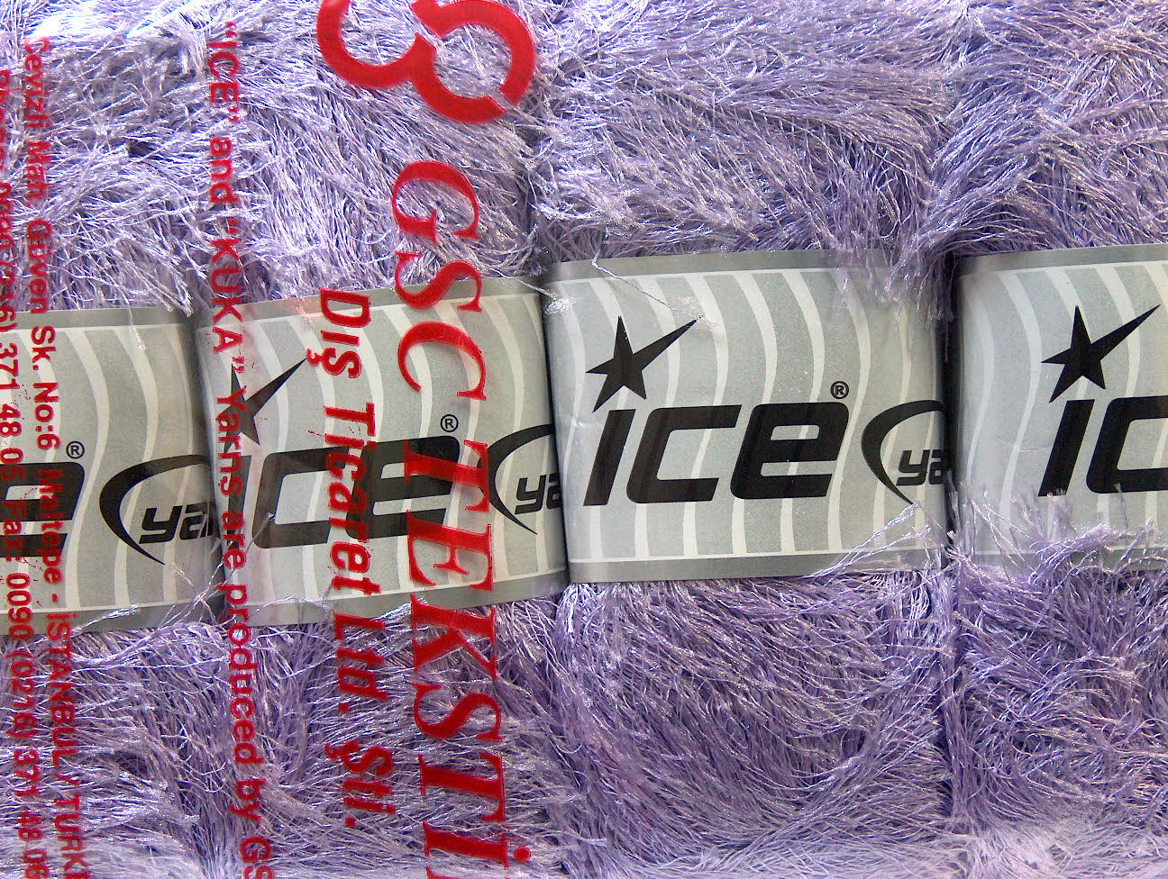 Eyelash 100gr Light Lilac Sku:fnt2-22727