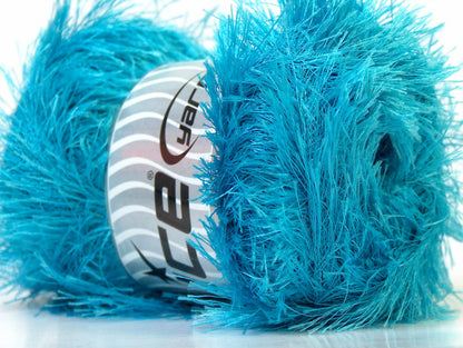 Eyelash 100gr Turquoise Sku:fnt2-22732