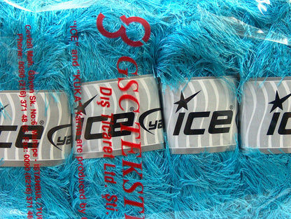 Eyelash 100gr Turquoise Sku:fnt2-22732