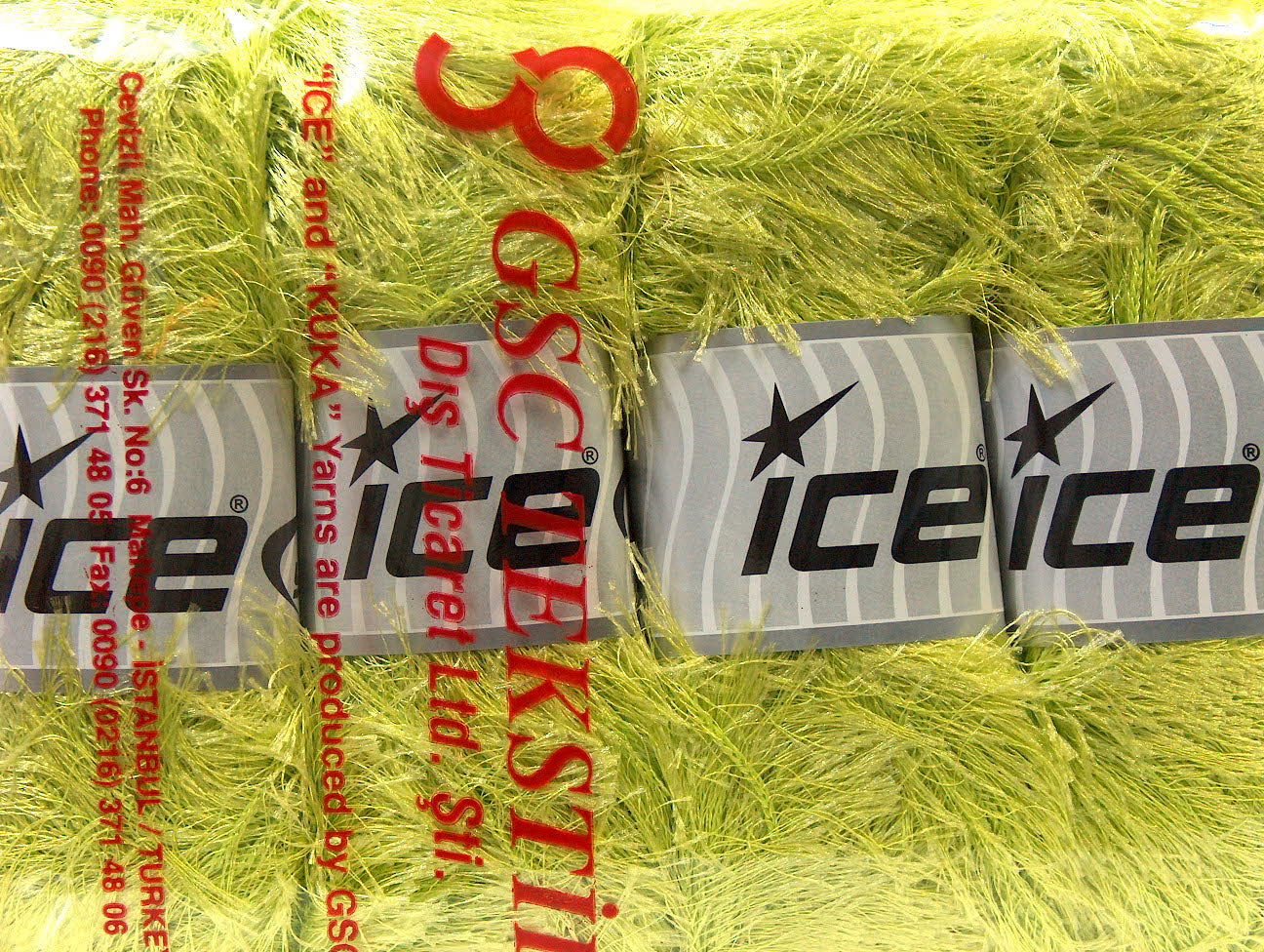 Eyelash 100gr Light Green Sku:fnt2-22737