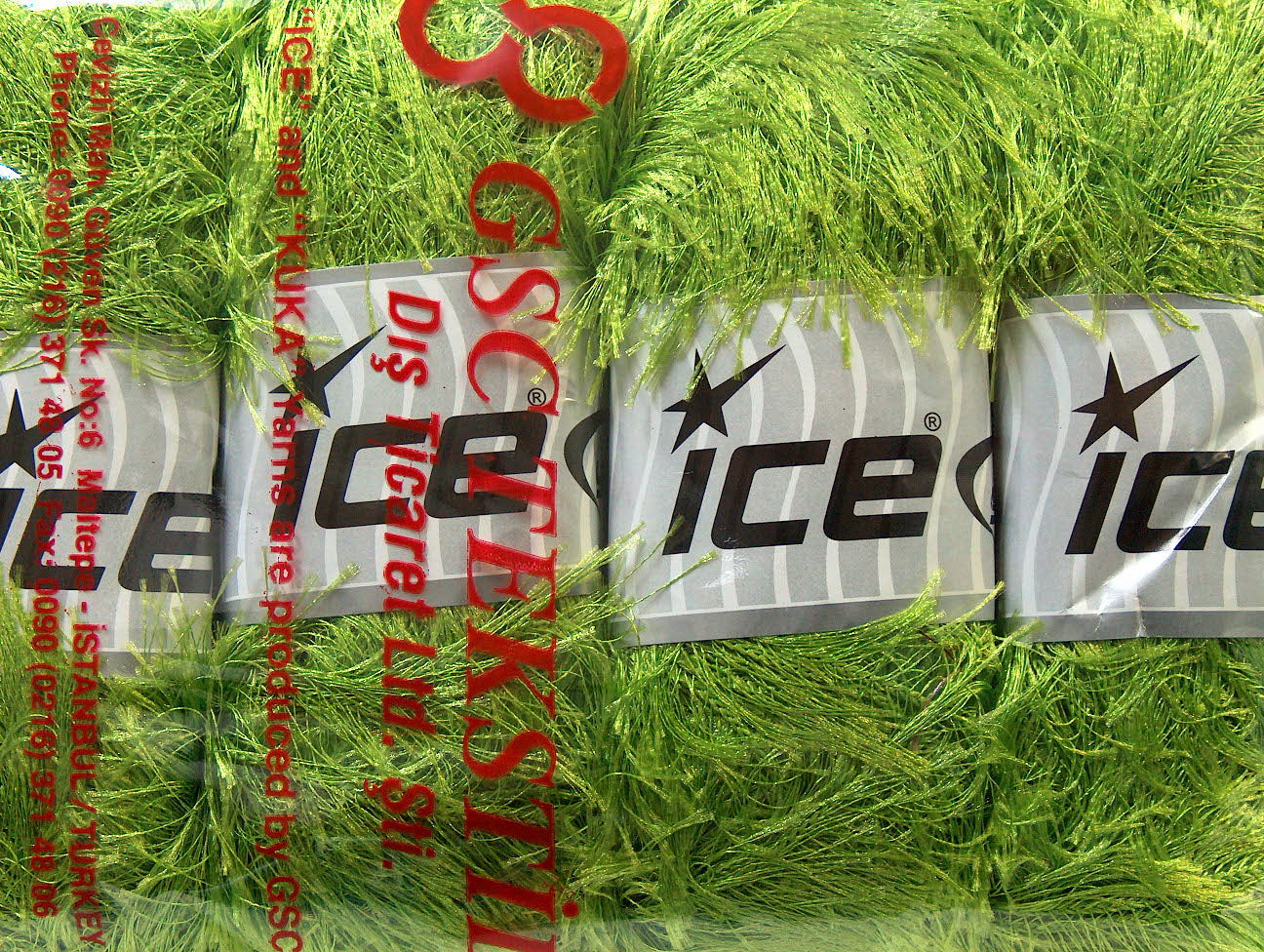 Eyelash 100gr Bright Green Sku:fnt2-22740