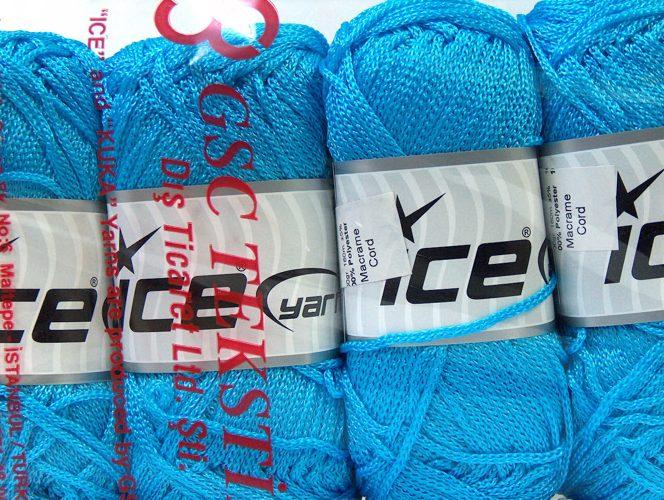 Macrame Cord Turquoise Sku:fnt2-22905