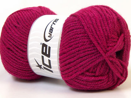 Favorite Dark Pink Worsted Sku:fnt2-23731