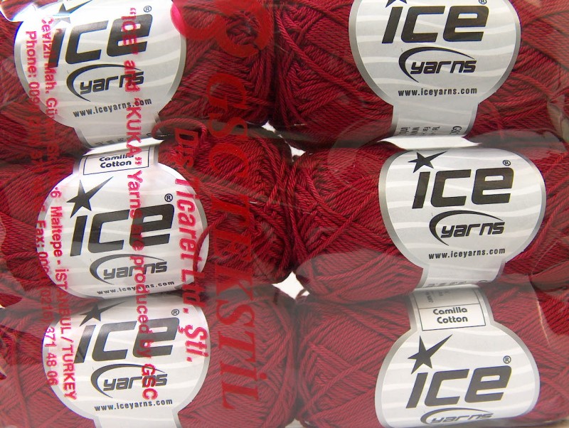 Camilla Cotton Burgundy