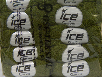 Etamin Dark Olive Green Sku:fnt2-24602