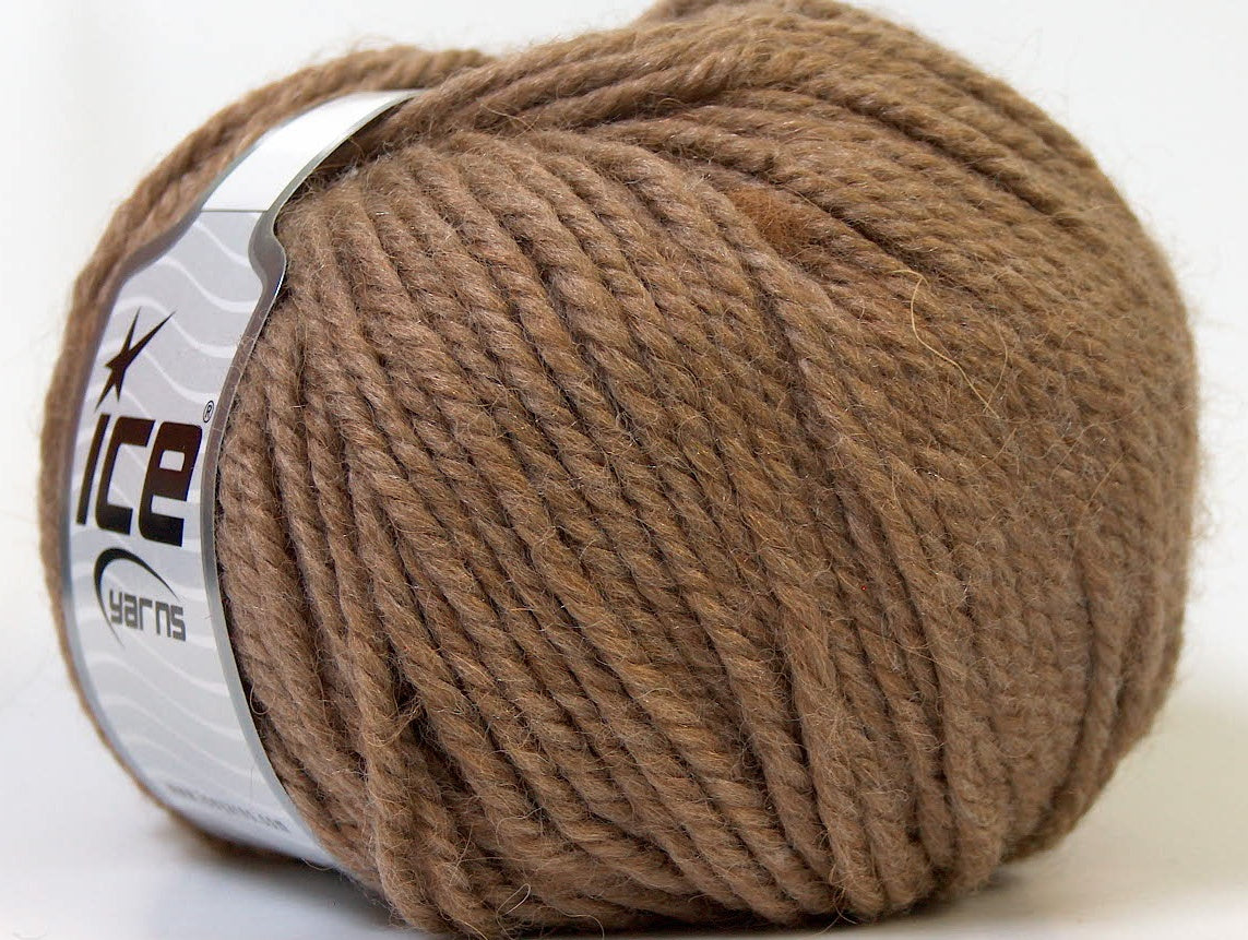 Alpaca Bulky Camel Brown fnt2-25396