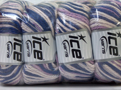 Alpaca Bulky Magic Purple, Lilac, White Sku:fnt2-25416
