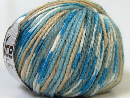 Alpaca Bulky Magic Blue, Grey, Light Brown Sku:fnt2-25417