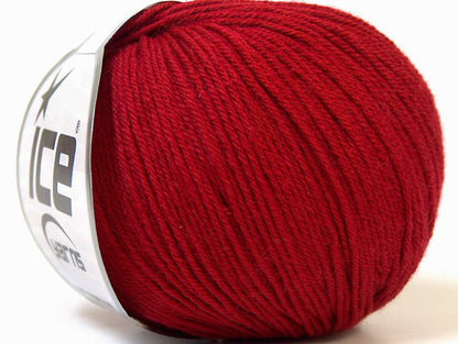 Baby Merino Dark Red Sku:fnt2-26130