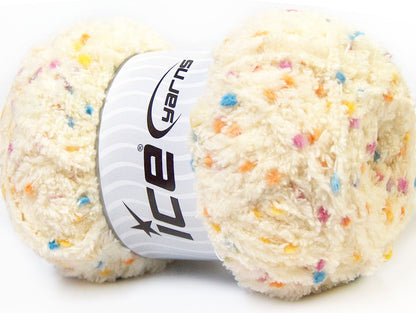 Puffy PomPom Light Yellow Sku:fnt2-32479