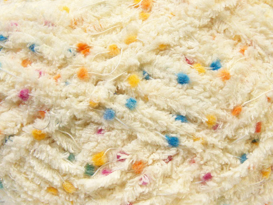 Puffy PomPom Light Yellow Sku:fnt2-32479