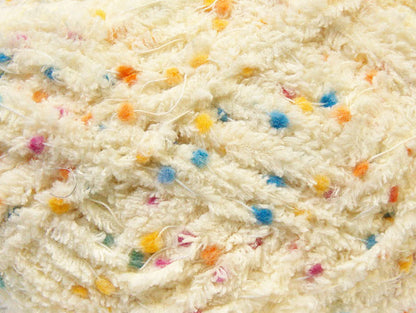 Puffy PomPom Light Yellow Sku:fnt2-32479