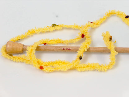 Puffy PomPom Dark Yellow Sku:fnt2-32480