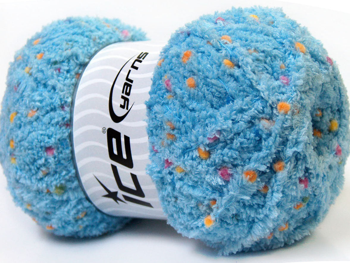 Puffy PomPom Blue Sku:fnt2-32482