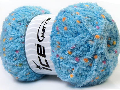 Puffy PomPom Blue Sku:fnt2-32482