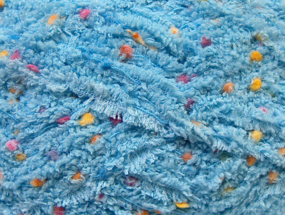 Puffy PomPom Blue Sku:fnt2-32482