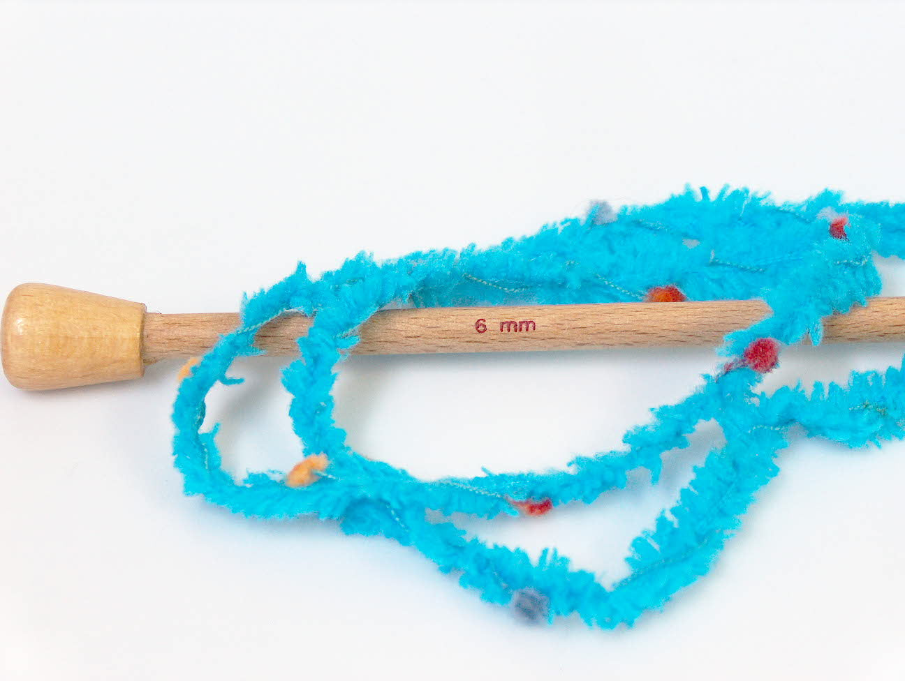 Puffy PomPom Turquoise Sku:fnt2-32725