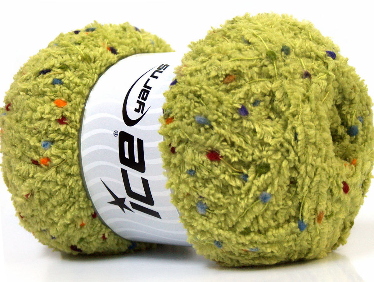 Puffy PomPom Light Green Sku:fnt2-32726
