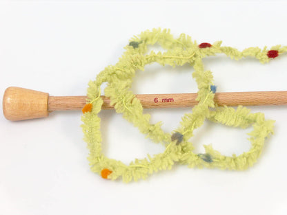 Puffy PomPom Light Green Sku:fnt2-32726