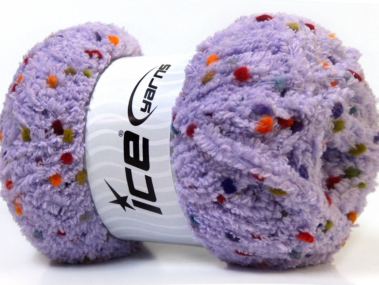 Puffy PomPom Lilac Sku:fnt2-32848