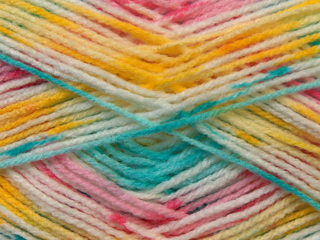 Candy Baby Pink, Turquoise, Yellow, White Sku:fnt2-33696