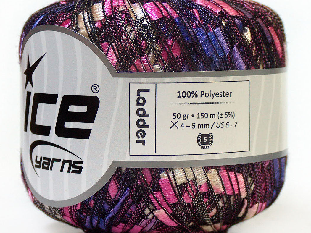 Ladder Purple, Pink, Yellow, Lilac Trellis Sku:fnt2-34027