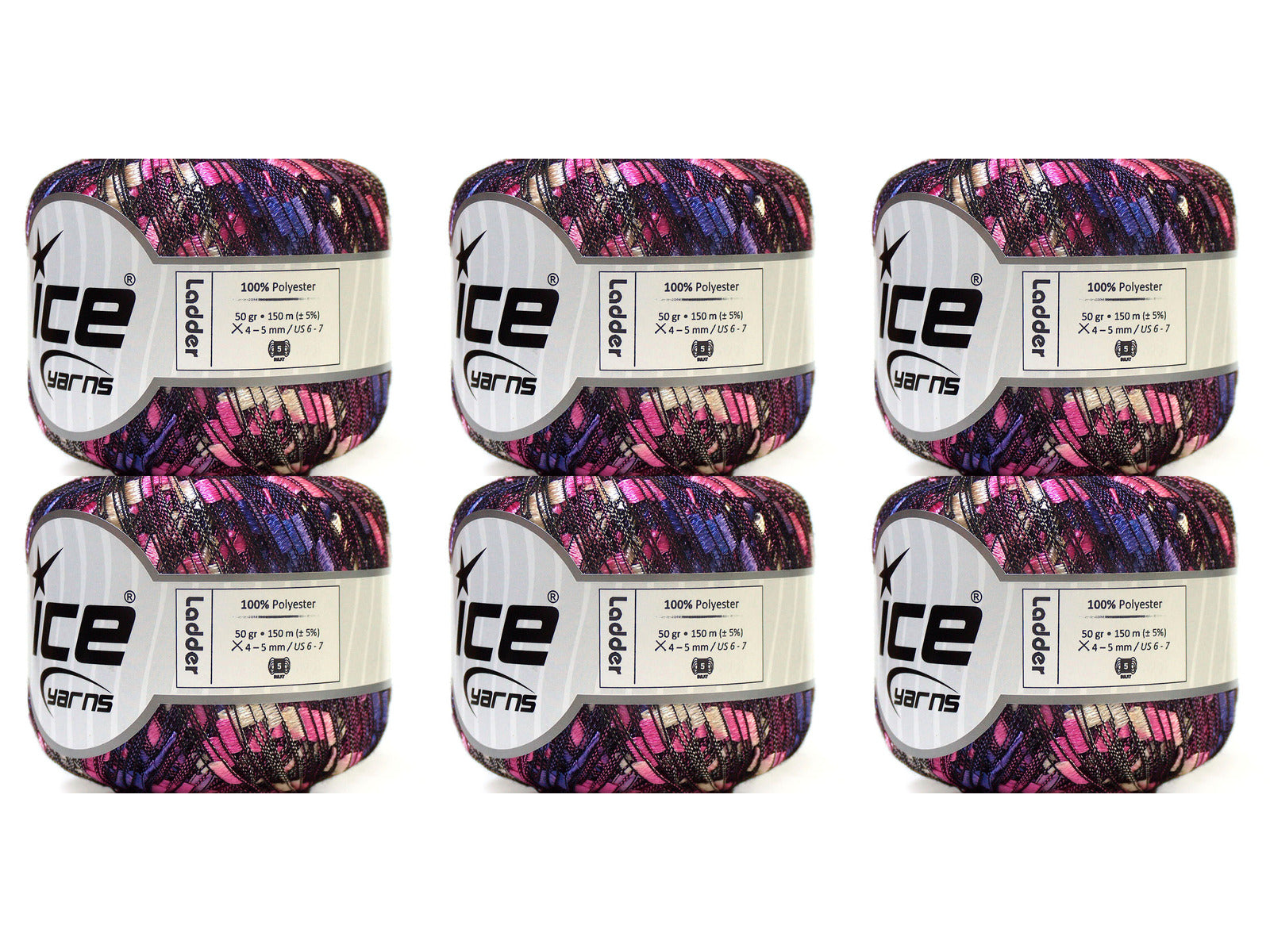 Ladder Purple, Pink, Yellow, Lilac Trellis Sku:fnt2-34027