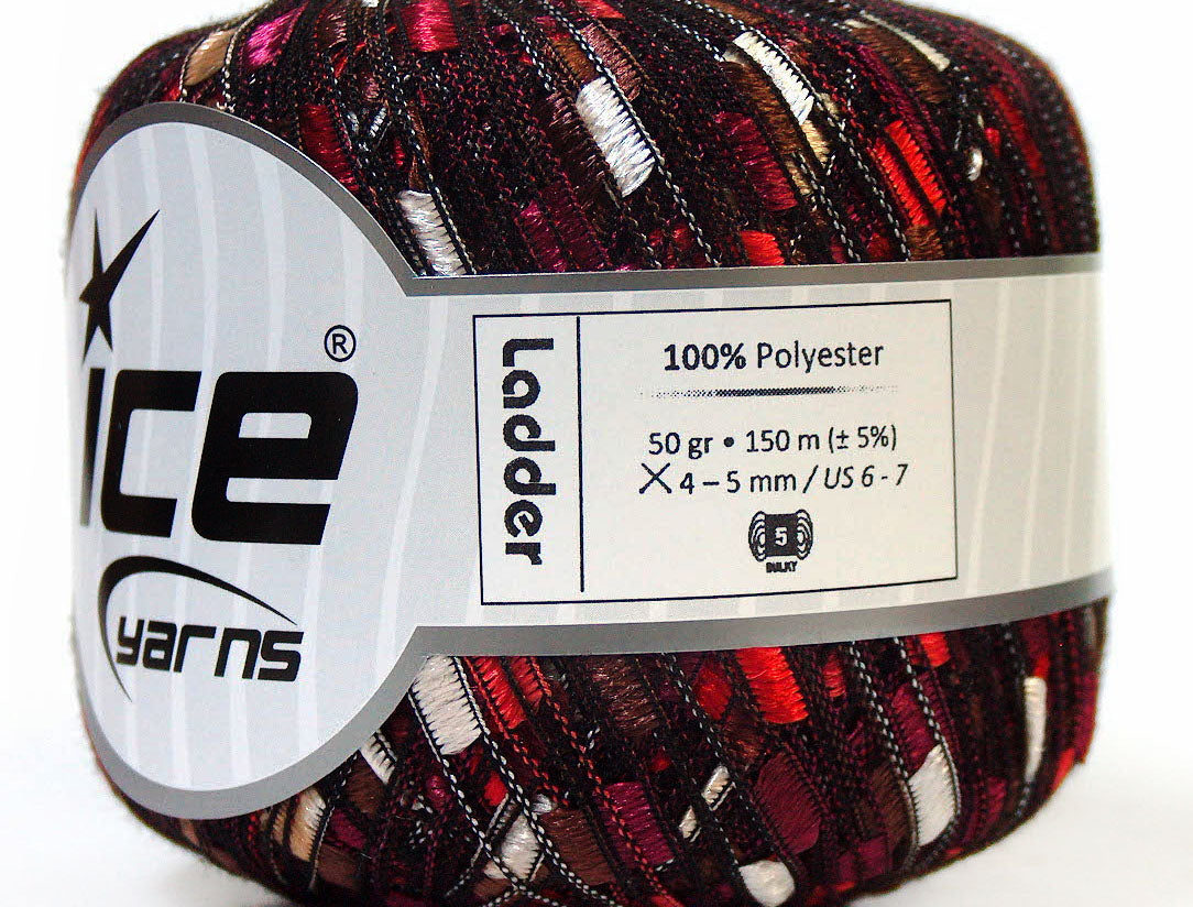 Ladder Purple, Red, Brown, White Trellis Sku:fnt2-34130