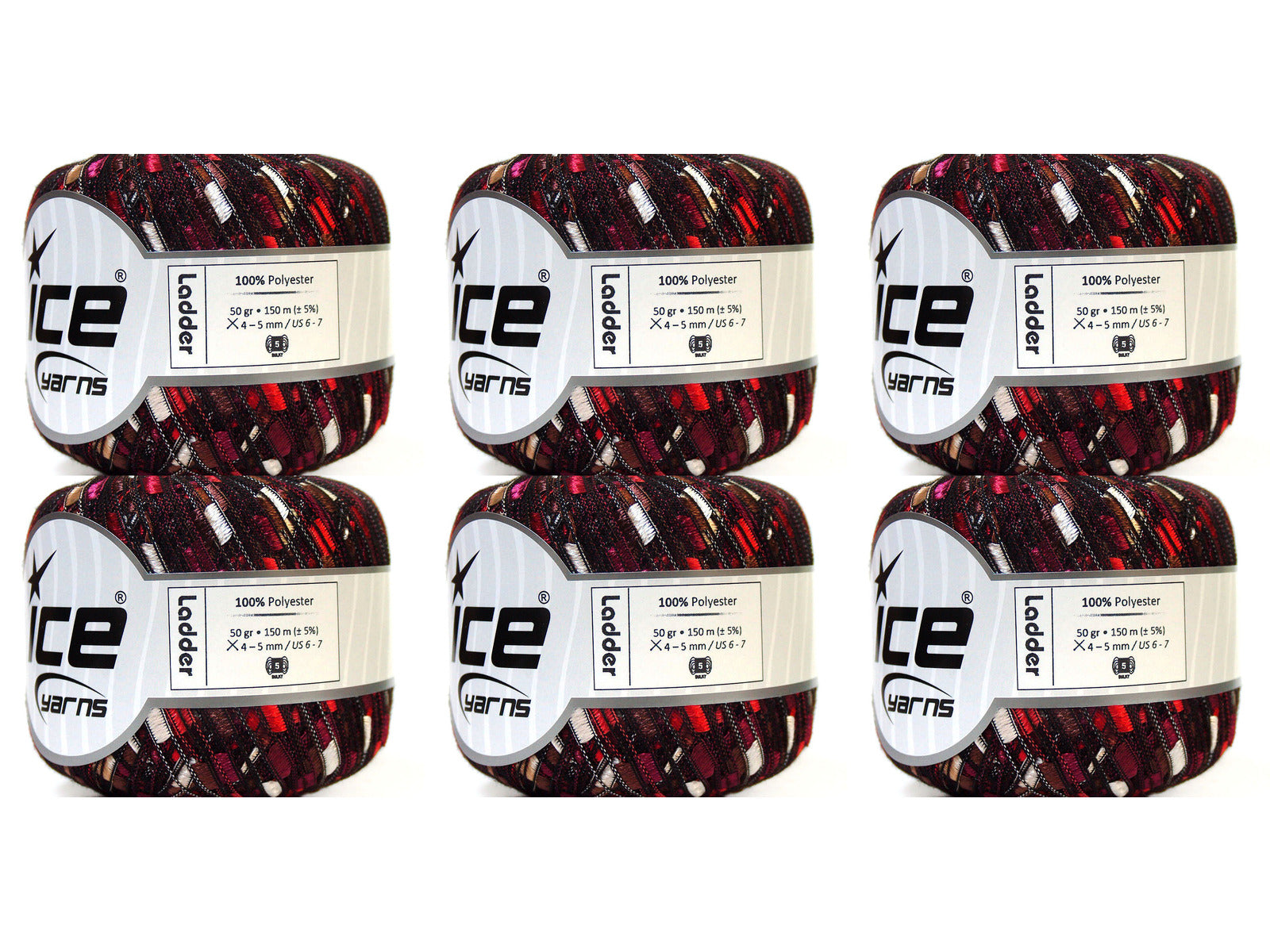 Ladder Purple, Red, Brown, White Trellis Sku:fnt2-34130