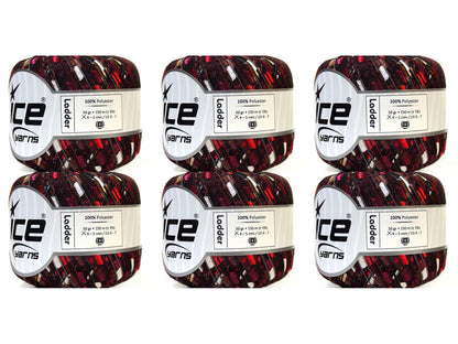 Ladder Purple, Red, Brown, White Trellis Sku:fnt2-34130