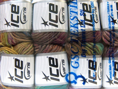Vivid Wool Camel, Green Shades, Pink, Purple Sku:fnt2-34606