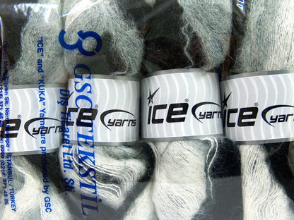 Bermuda Mohair Black, Grey, White Sku:fnt2-35062