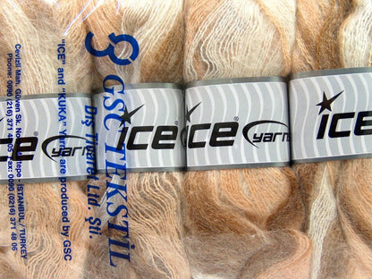 Bermuda Mohair Camel, Cream, White Sku:fnt2-35063