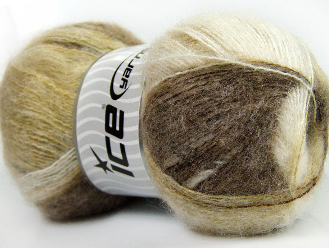 Bermuda Mohair Camel, Green, White Sku:fnt2-35064